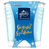Glade Starlight & Snowflakes candle 129g, imported from the UK