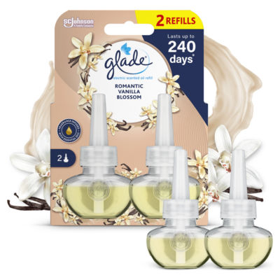 Glade electric scented oil refills Vanilla Blossom 2x20ml - British product