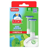 Duck Fresh Discs Mint Mission toilet gel refill 2x36ml (British brand)