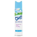 Oust odour eliminator air freshener clean scent 300ml, imported from the UK