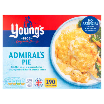 Young's Admiral's Pie Fish Pie 300g