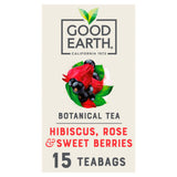 Good Earth Hibiscus Tea Bags Sweet Berries & Rose 15, UK version