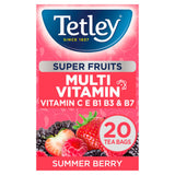 Tetley Summer Berries herbal tea 20 bags - British product