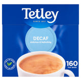 Tetley decaffeinated black tea bags 500g (British brand)