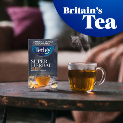 Tetley Super Herbal Sleep Tea Bags 18ct (British brand)
