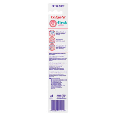 Colgate kids soft manual toothbrush for ages 0-2 years - British product
