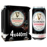 Guinness Extra Stout beer 4x440ml cans, UK version