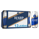 Harp Irish lager 440ml cans 12 pack (British brand)