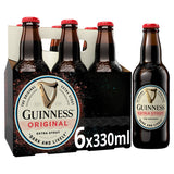Guinness Extra Stout 6 x 330ml, imported from the UK