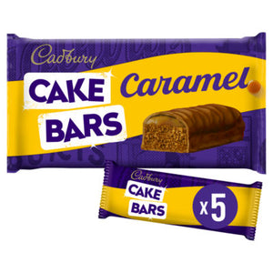 Cadbury Milk Chocolate Caramel Cake Bars 5 Pack