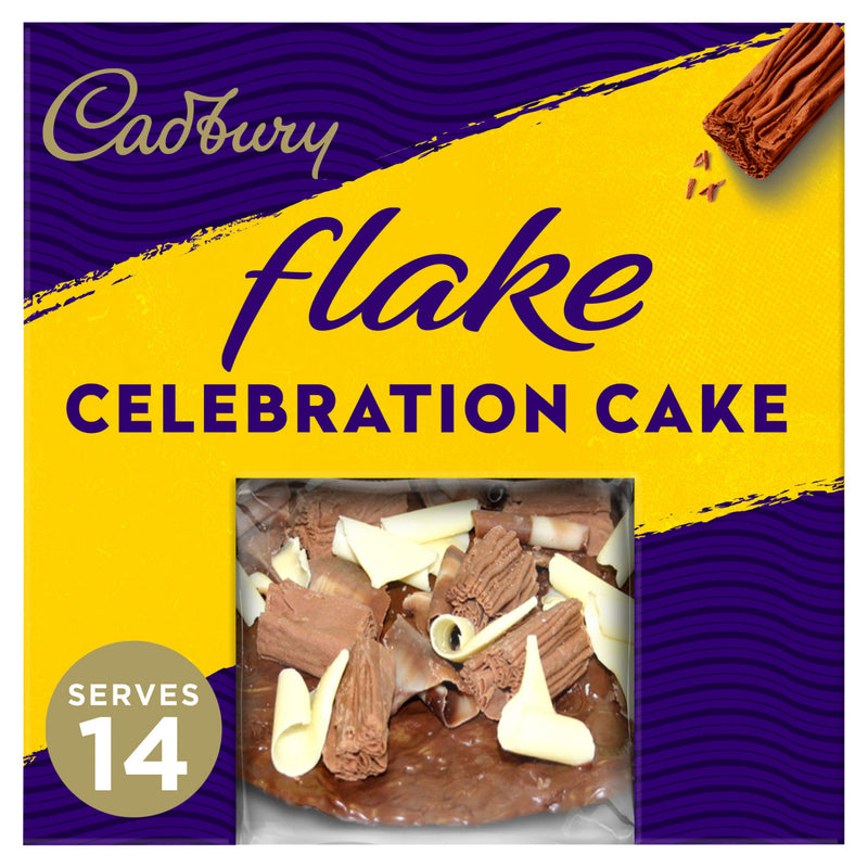 Cadbury Flake Celebration Chocolate Cake 14 Serves - British product