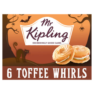 Mr Kipling toffee Viennese whirls 6-pakning (britisk merke)