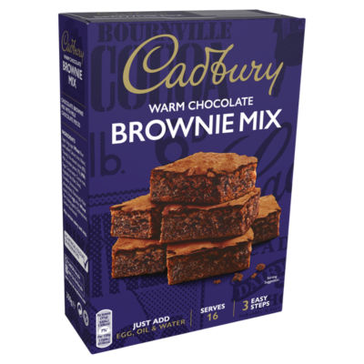 Cadbury chocolate brownie cake mix 350g - British product