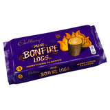 Cadbury Mini Bonfire Logs honeycomb 5 pack, imported from the UK