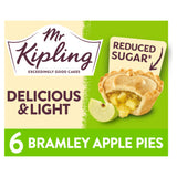 ASDA Mr Kipling Delicious & Light Bramley Apple Pies 6 Pack- Buy online at McGrocer