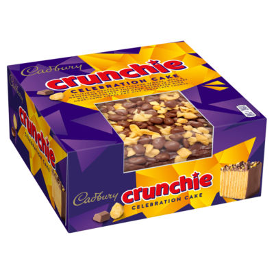 Cadbury Crunchie Celebration Chocolate Cake - British product
