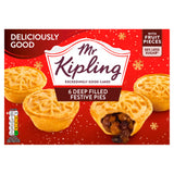 ASDA Mr Kipling Delicous & Light Deep Filled Festive Christmas Pies 6 Pack- Buy online at McGrocer