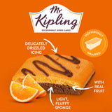 Mr Kipling chocolate orange cake slices 4 pack, UK version