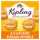 ASDA Mr Kipling Custard Cream Viennese Whirls Cakes 4 Pack- Buy online at McGrocer