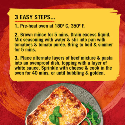 Schwartz Lasagne Recipe Mix 36g (British brand)