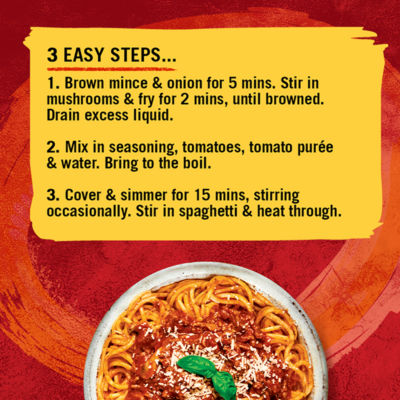 Schwartz spaghetti bolognese recipe mix 40g (British brand)