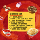 Schwartz spaghetti bolognese recipe mix 40g (British brand)