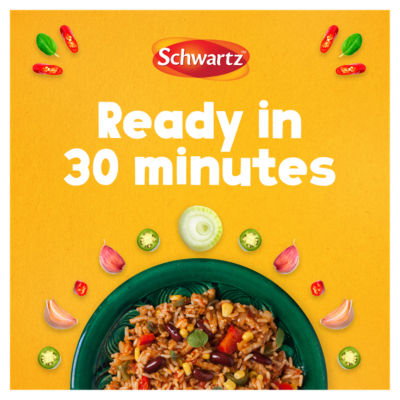 Schwartz Mexican Chilli Chicken & Rice recipe mix 30g - British product