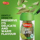 Schwartz dried bay leaves in a glass jar 3g (British brand)