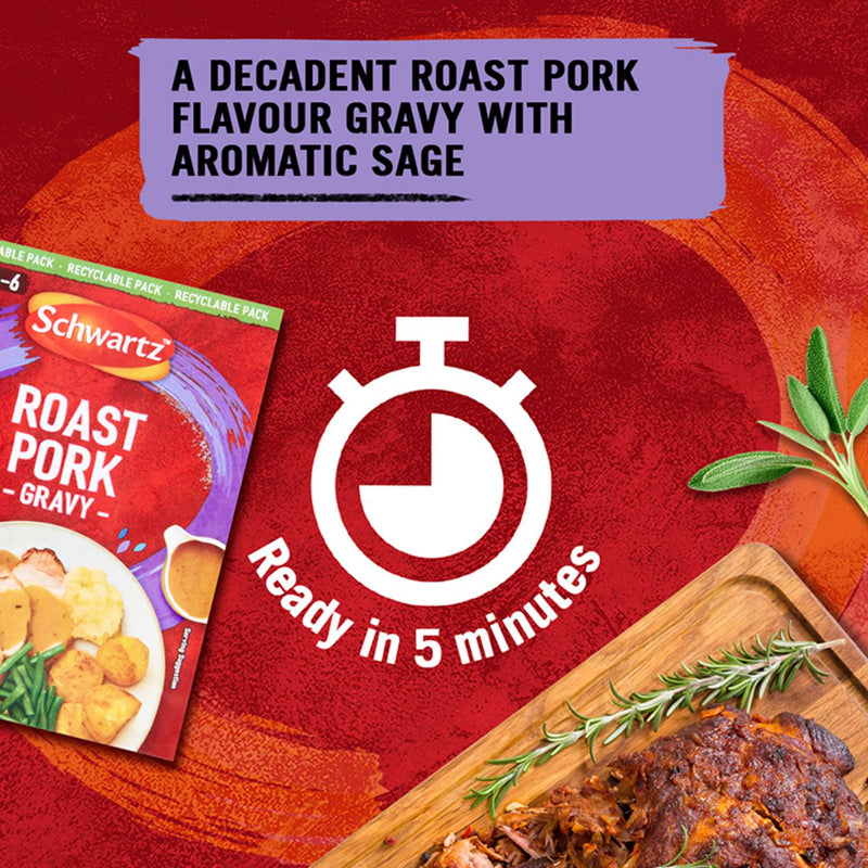 Schwartz roast pork gravy mix 25g - British product