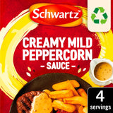 Tesco Schwartz Creamy Mild Peppercorn Sauce Mix 25g- Buy online at McGrocer
