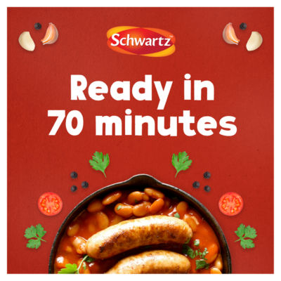 Schwartz sausage casserole recipe mix 35g (British brand)