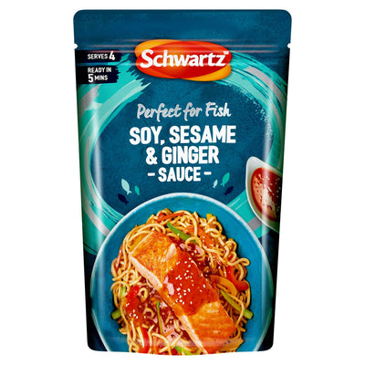 ASDA Schwartz Dark Soy, Sesame & Ginger Fish Sauce 300g- Buy online at McGrocer