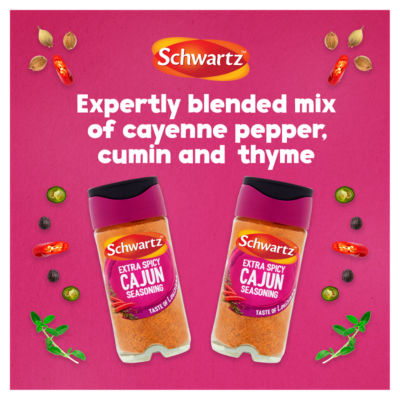 Schwartz extra spicy Cajun seasoning 42g (British brand)