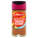 ASDA Schwartz Paprika & Lemon Chicken Seasoning 43g- Buy online at McGrocer