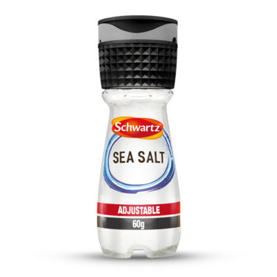 Schwartz sea salt 60g adjustable grinder (British brand)