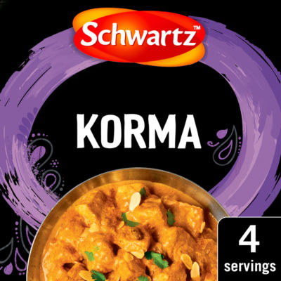 Schwartz mild Korma recipe mix 35g (British brand)