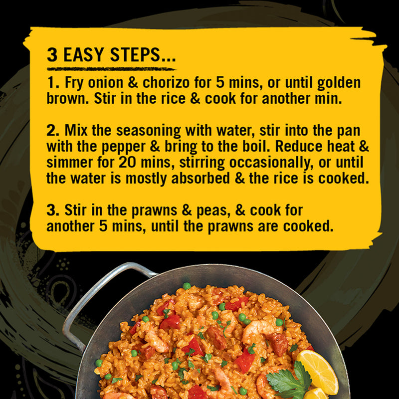 Schwartz Spanish Paella Recipe Mix Seasoning 30g (British brand)