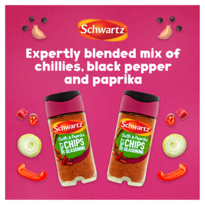 Schwartz Chilli & Paprika Seasoning 47g (British brand)
