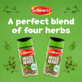 Schwartz Mixed Herbs 11g dried herbs in glass jar (British brand)