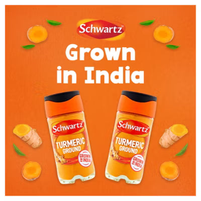 Schwartz ground turmeric powder 37g jar (British brand)