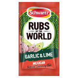 ASDA Schwartz Rubs of the World Garlic & Lime Mexican Seasoning Rub 24g- Buy online at McGrocer