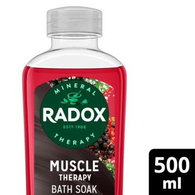 Radox Muscle Therapy bath soak 500 ml, imported from the UK