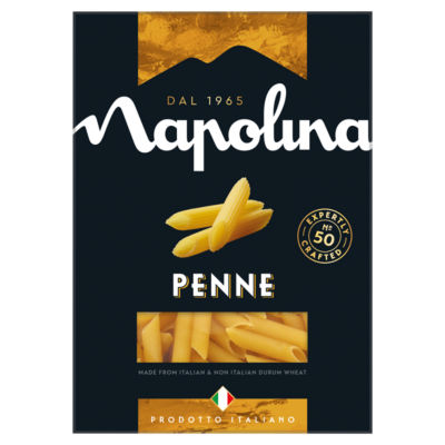 Napolina penne dry pasta 500g, imported from the UK