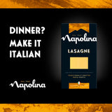 Napolina lasagne sheets 375g, imported from the UK