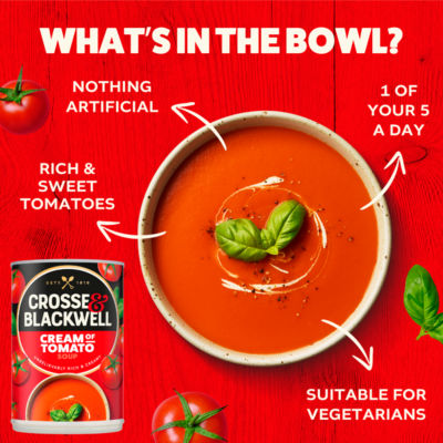 Crosse & Blackwell cream of tomato soup 400g - British product