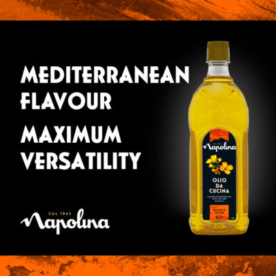 Napolina cooking oil blend 1L, imported from the UK