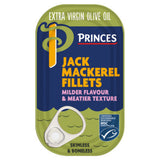 Princes Jack Mackerel in extra virgin olive oil 125g, UK version