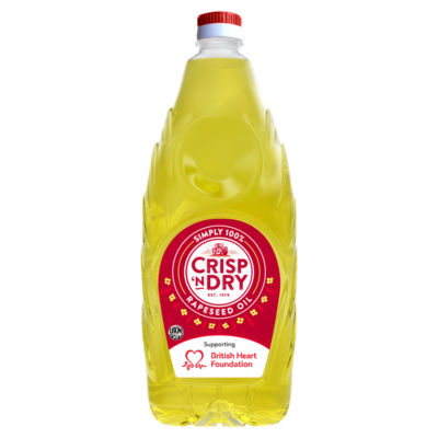 Crisp 'n Dry 100% Rapeseed Vegetable Oil 2L - British product