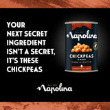 Napolina chickpeas in water 240g, imported from the UK
