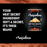 Napolina butter beans in water 400g, imported from the UK